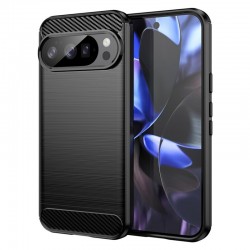Silikonové pouzdro Carbon Case pro Google Pixel 10 / 10 Pro černé