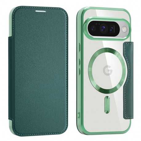 SmartMag Book MagSafe flipové pouzdro pro Google Pixel 10 / 10 Pro zelené