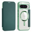 SmartMag Book MagSafe flipové pouzdro pro Google Pixel 10 / 10 Pro zelené