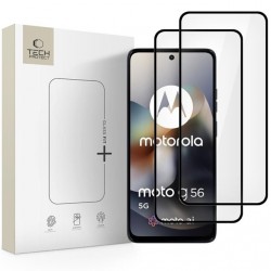 2x ochranné sklo Tech-Protect Glass Fit+ 2-pack pro Motorola Moto G56 5G černé