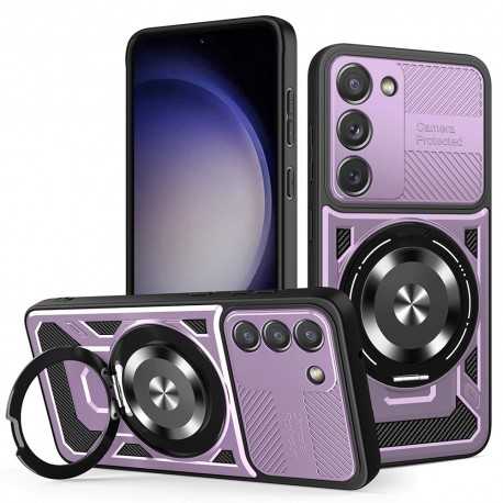 Techsuit RuggedCam odolné pouzdro pro Samsung Galaxy S23 fialové