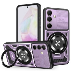 Techsuit RuggedCam odolné pouzdro pro Samsung Galaxy A35 5G fialové