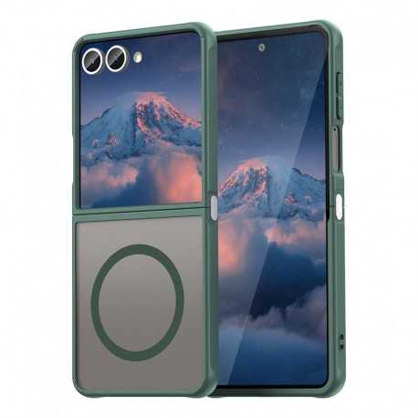 Pouzdro Techsuit HaloFrost II MagSafe pro Samsung Galaxy Z Flip7 zelené