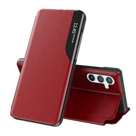 Flipové pouzdro Eco Leather View Case pro Samsung Galaxy A54 5G červené