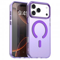 Pouzdro Techsuit CandyCase MagSafe pro iPhone 17 Pro fialové