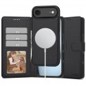 Kožená peněženka Tech-Protect MagSafe pro iPhone 17 Air černá