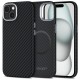 Pouzdro Tech-Protect Ion Carbon MagSafe pro Apple iPhone 15 černé