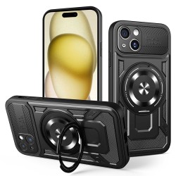 Techsuit RuggedCam odolné pouzdro pro iPhone 15 Plus černé
