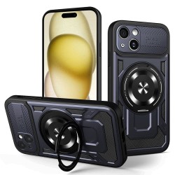 Techsuit RuggedCam odolné pouzdro pro iPhone 15 Plus modré