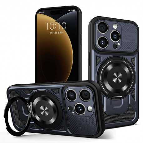 Techsuit RuggedCam odolné pouzdro pro iPhone 15 Pro modré