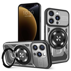 Techsuit RuggedCam odolné pouzdro pro iPhone 15 Pro šedé