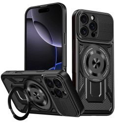 Techsuit RuggedCam odolné pouzdro pro iPhone 16 Pro černé