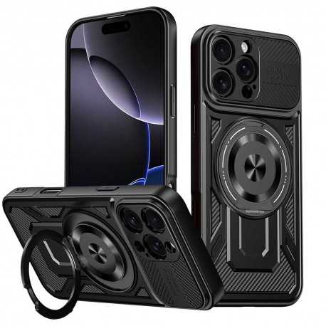 Techsuit RuggedCam odolné pouzdro pro iPhone 16 Pro Max černé