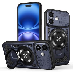 Techsuit RuggedCam odolné pouzdro pro iPhone 16 Plus modré