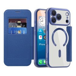 SmartMag Book MagSafe flipové pouzdro pro iPhone 17 Pro modré