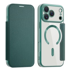 SmartMag Book MagSafe flipové pouzdro pro iPhone 17 Pro zelené