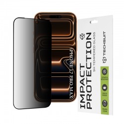 Anti-Spy zatmavovací tvrzené sklo 9H pro iPhone 17 Pro Max