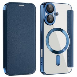 SmartMag Book MagSafe flipové pouzdro pro iPhone 17 modré