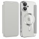 SmartMag Book MagSafe flipové pouzdro pro iPhone 17 šedé