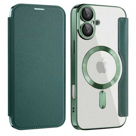 SmartMag Book MagSafe flipové pouzdro pro iPhone 17 zelené