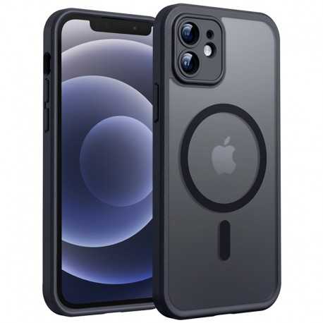 Pouzdro Techsuit PureFrost MagSafe pro iPhone 12 černé