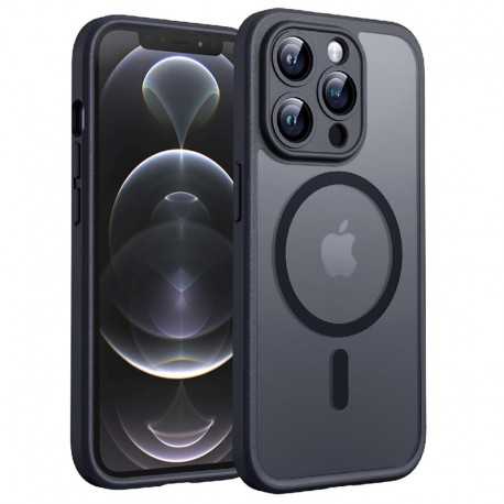 Pouzdro Techsuit PureFrost MagSafe pro iPhone 12 Pro Max černé