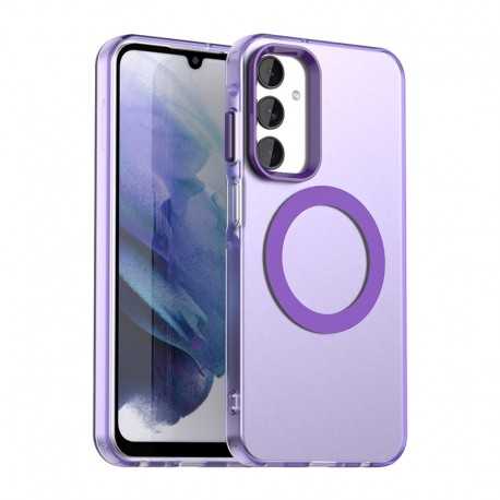 Pouzdro Techsuit CandyCase MagSafe pro Samsung Galaxy A15 5G fialové