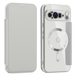 SmartMag Book MagSafe flipové pouzdro pro Google Pixel 10 Pro XL šedé