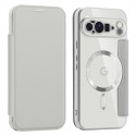 SmartMag Book MagSafe flipové pouzdro pro Google Pixel 10 Pro XL šedé