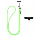 Techsuit Crossbody popruh šňůrka na krk, délka 140 cm, limetková