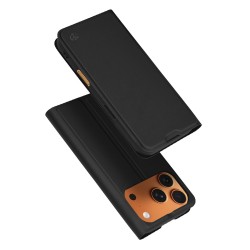 Flipové pouzdro Premium pro iPhone 17 Pro Max černé