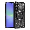 Luxury Glitter MagSafe pouzdro pro Samsung Galaxy A36 5G / A56 5G černé