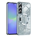 Luxury Glitter MagSafe pouzdro pro Samsung Galaxy A36 5G / A56 5G modré