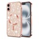 Luxury Glitter MagSafe pouzdro pro iPhone 16 Plus rose gold
