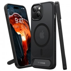 Torras Pstand MagSafe pouzdro pro iPhone 15 černé