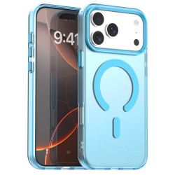 Pouzdro Techsuit CandyCase MagSafe pro iPhone 17 Pro Max modré