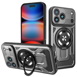 Techsuit RuggedCam odolné pouzdro pro iPhone 17 Pro Max šedé