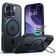 ESR Classic Hybrid HaloLock Kickstand pouzdro pro iPhone 17 frosted black
