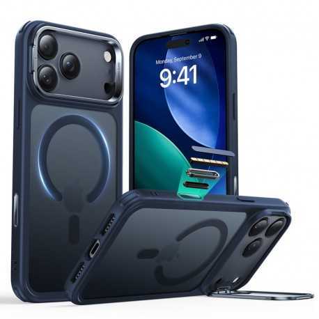 ESR Classic Hybrid HaloLock Kickstand pouzdro pro iPhone 17 Pro Max frosted blue