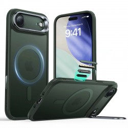 ESR Classic Hybrid HaloLock Kickstand pouzdro pro iPhone 17 Air frosted green