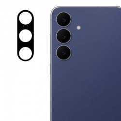 Tvrzené sklo na fotoaparát 9H pro Samsung Galaxy S25 FE černé