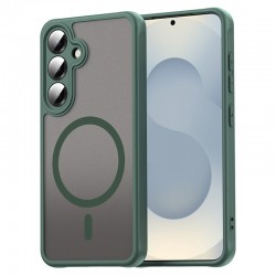 Pouzdro Techsuit HaloFrost II MagSafe pro Samsung Galaxy S25 FE zelené