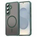Pouzdro Techsuit HaloFrost II MagSafe pro Samsung Galaxy S25 FE zelené