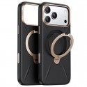 Torras QPRO Leather Series kožené pouzdro pro iPhone 17 Pro Max černé