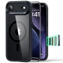 ESR Classic Hybrid HaloLock MagSafe pouzdro + tvrzené sklo pro iPhone 17 Air černé