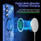 Luxury Glitter MagSafe pouzdro pro Samsung Galaxy A17 5G modré