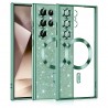Luxury Glitter MagSafe pouzdro pro Samsung Galaxy S24 Ultra zelené