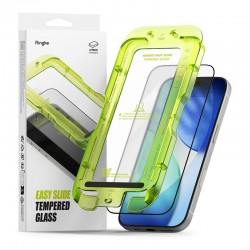 Ringke Easy Slide ochranné sklo s aplikátorem pro iPhone 17 Pro černé (2ks)