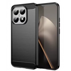 Silikonové pouzdro Carbon Case pro Xiaomi 15T černé