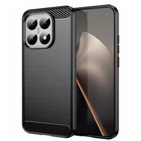 Silikonové pouzdro Carbon Case pro Xiaomi 15T Pro černé